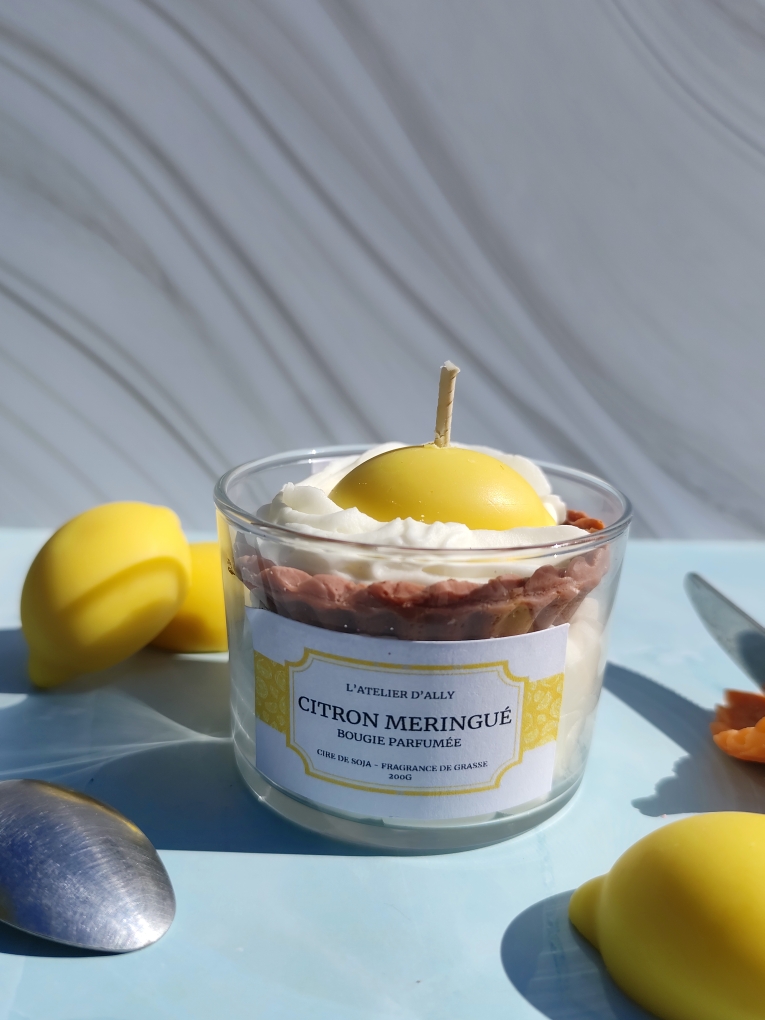 Bougie citron meringuée – Image 3