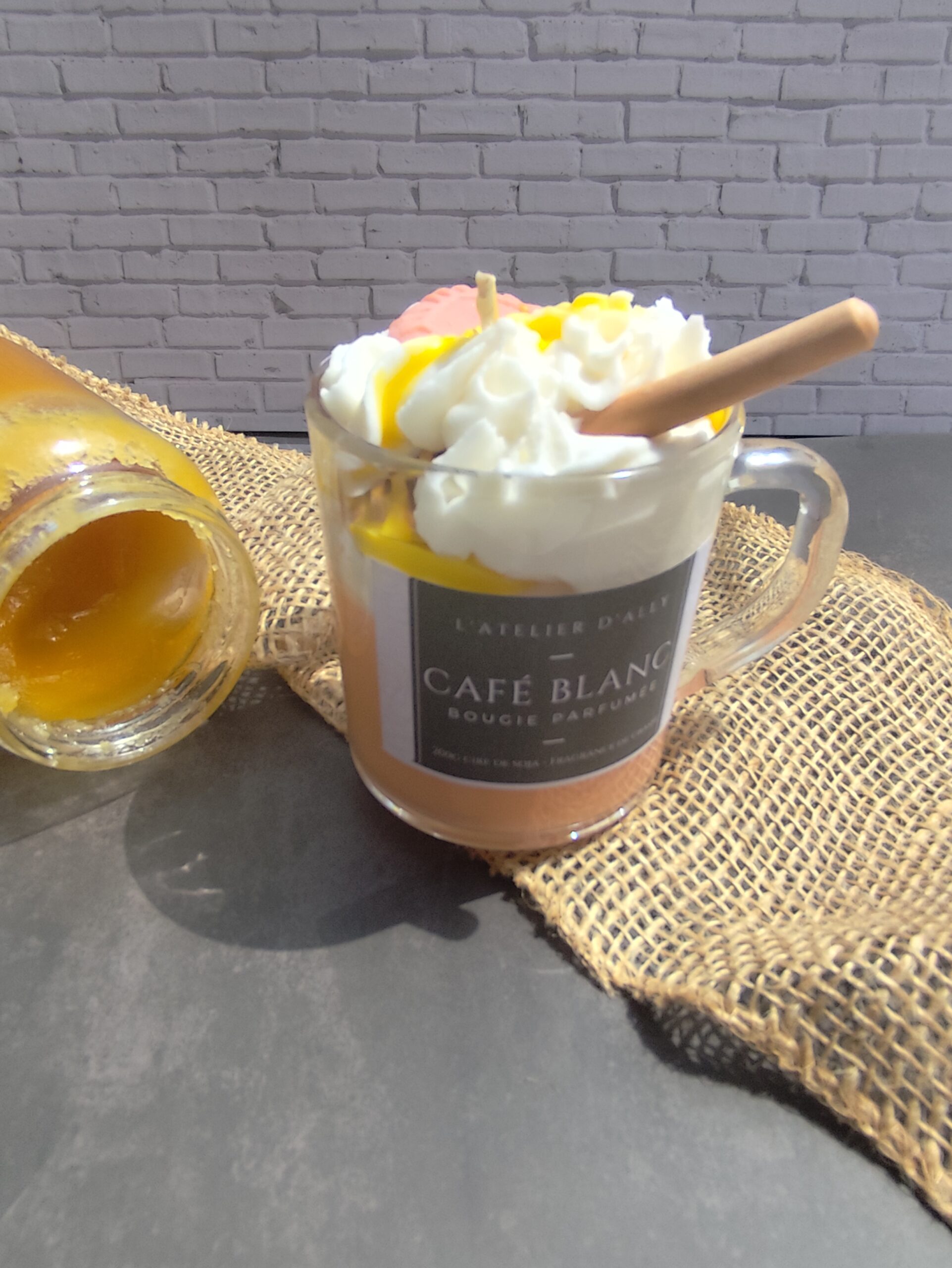 Bougie Café Blanc – Image 3