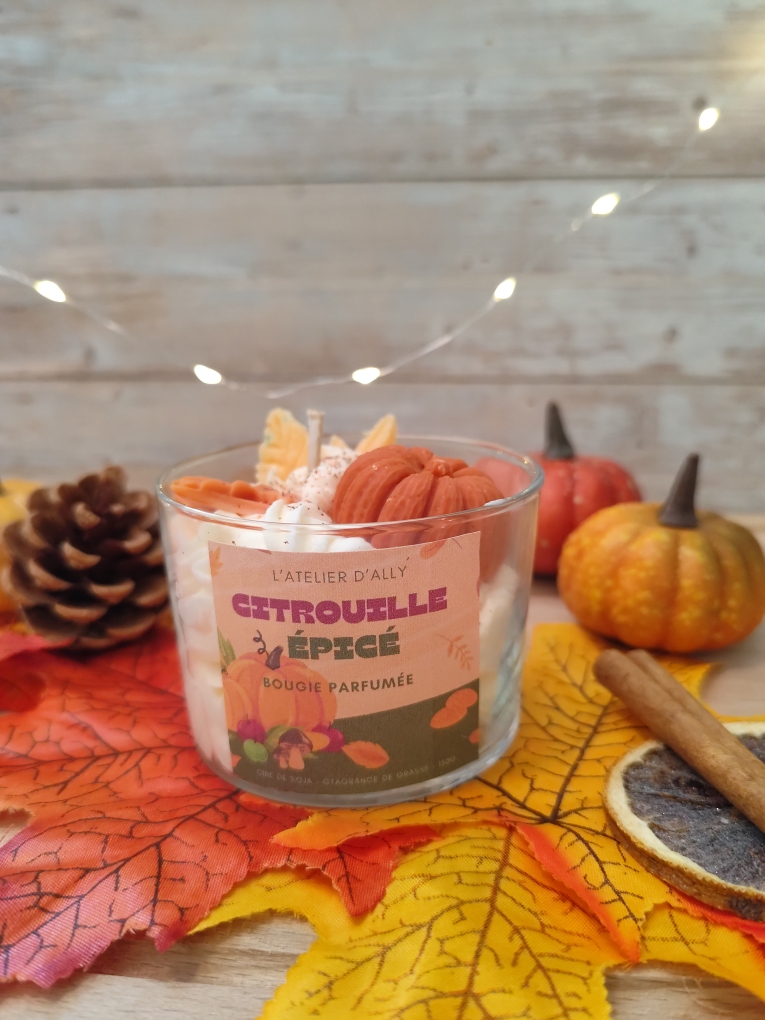Bougie parfumée Citrouille Épicée