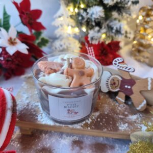 Bougie artisanale “P’tit Biscuit” – parfum pain d’épices – L’Atelier d’Ally