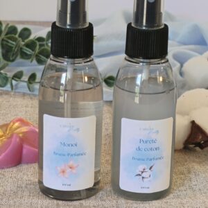 Brumes d'ambiance parfumées Monoï et Pureté de coton 100 ml – L'Atelier d'Ally
