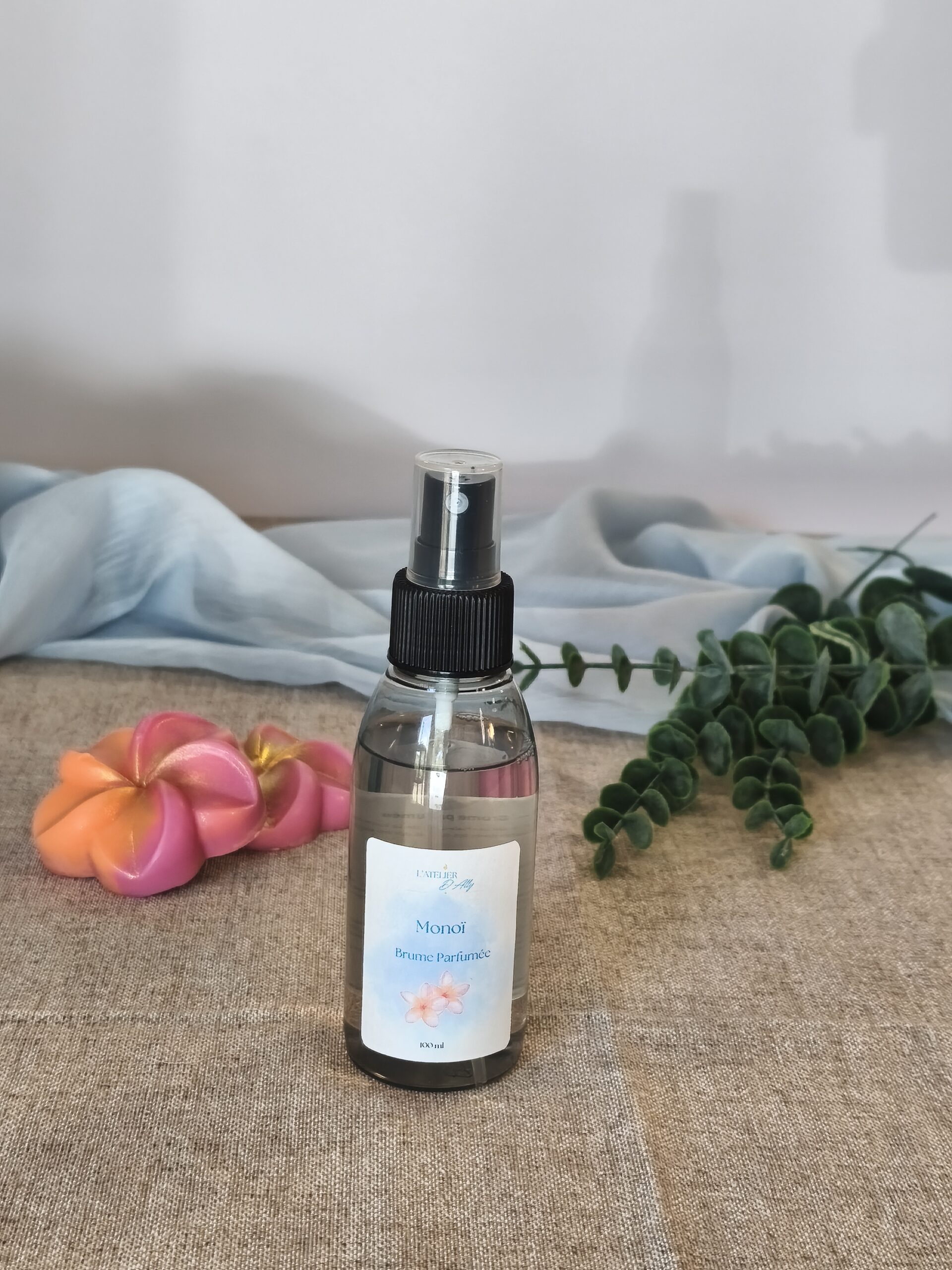 Brume d’ambiance parfumée Monoï 100 ml – L’Atelier d’Ally